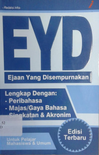 Image of EYD Ejaan yang Disempurnakan
