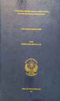 Image of Status Kondisi Terumbu Karang di Taman Nasional Wakatobi Provinsi Sulawesi Tenggara