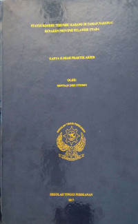 Image of Status Kondisi Terumbu Karang di Taman Nasional Bunaken Provinsi Sulawesi Utara