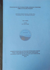 Image of Penerapan Pelayanan Prima sebagai Penerima Tamu di Patuno Resort