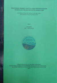 Image of Restorasi Bambu Laut di LPTK Wakatobi