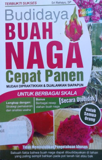 Image of Budidaya Buah Naga Cepat Panen