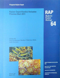 Image of Kajian Cepat Kondisi Kelautan Provinsi Bali 2011