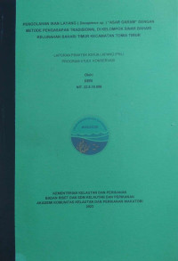 Image of Pengolahan Ikan Layang (Decapterus sp.) Asar Garam