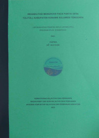 Image of Rehabilitasi Mangrove pada Pantai Desa Tolitoli, Kabupaten Konawe Sulawesi Tenggara