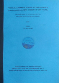 Image of Pengelolaan Sampah sebagai Potensi Eduwisata Pengunjung di Yayasan Konservasi Kima Tolitoli