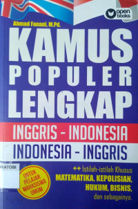 Image of Kamus Populer Lengkap Inggris-Indonesia Indonesi-Inggris